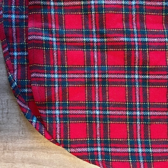 Pendleton LOBO Pristine Vintage Condition Red/Green Wool Plaid Button Down - Picture 5 of 13